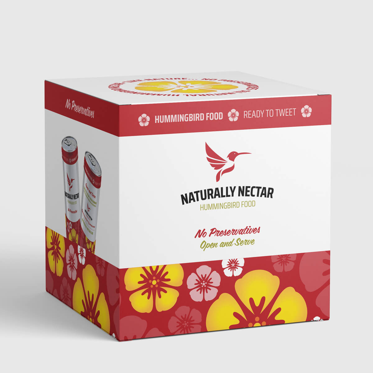 Naturally Nectar - Zero Preservative Hummingbird Food - 4 Pack